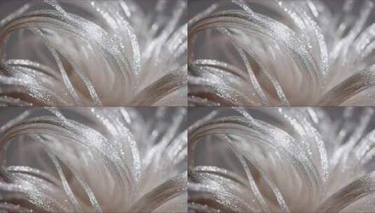 金属丝线微距特写画面高清在线视频素材下载