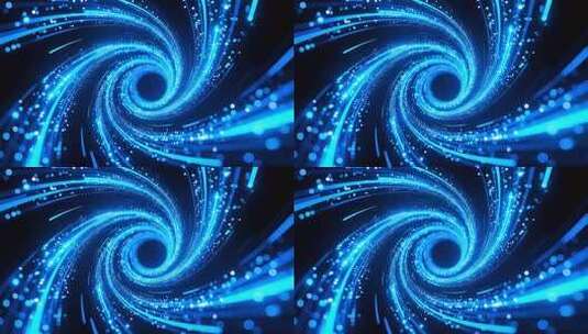 光速粒子冲击特效 穿梭时空片头 时光隧道高清在线视频素材下载