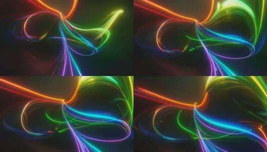 彩色光线动态背景素材高清在线视频素材下载