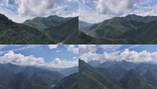 秦岭延时秦岭云海云层之上云海秦岭自然风光高清在线视频素材下载