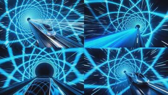 超级高铁隧道穿梭合集4Kmp4高清在线视频素材下载