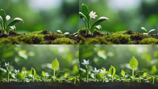 植物生长延时高清在线视频素材下载