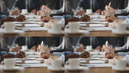 商务合作商务人士商务签约商务握手商务办公高清在线视频素材下载