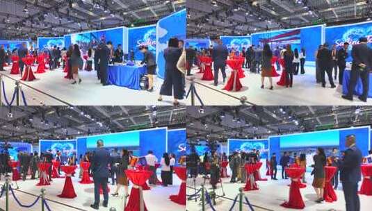 上海第八届进口博览会  上海进博会高清在线视频素材下载