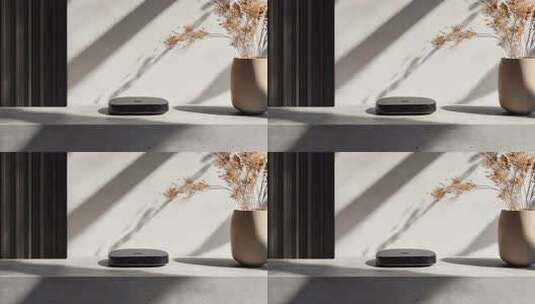 室内台面智能设备光影展示高清在线视频素材下载