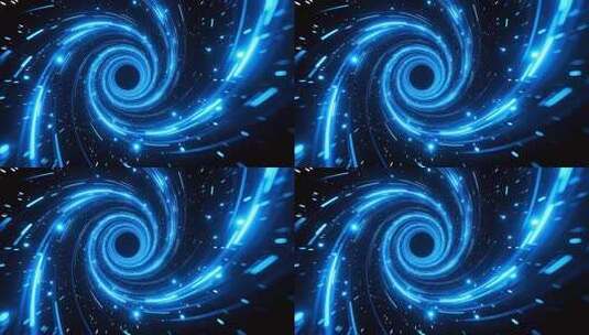 光速粒子冲击特效 穿梭时空片头 时光隧道高清在线视频素材下载