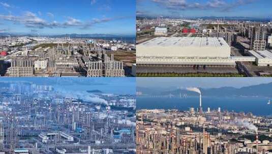 4k 15分钟 大型炼油厂厂区宣传片高清在线视频素材下载