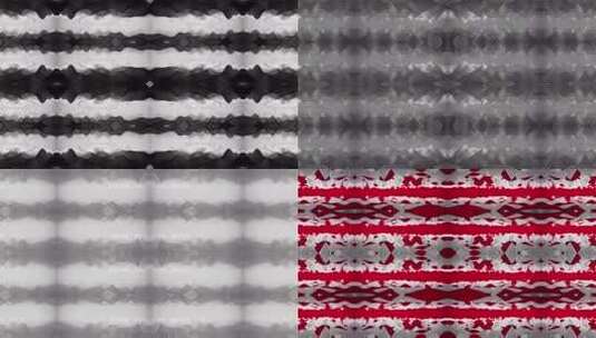 464 4K超清时尚简约彩色斑马几何纹路背景高清在线视频素材下载