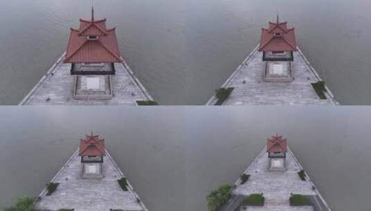 上海历史文化古建筑浦江之首高清在线视频素材下载