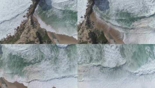 海面波浪荡漾高清在线视频素材下载