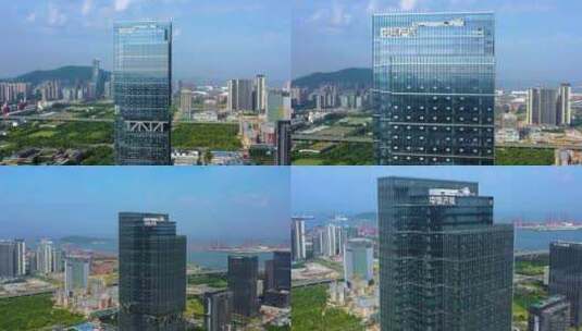中集前海国际中心大厦高清在线视频素材下载