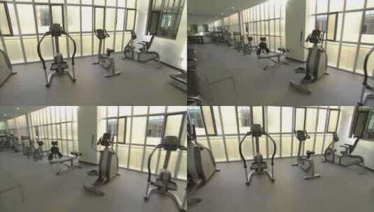 健身房 健身器械高清在线视频素材下载