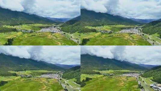 西藏林芝4k航拍高清在线视频素材下载