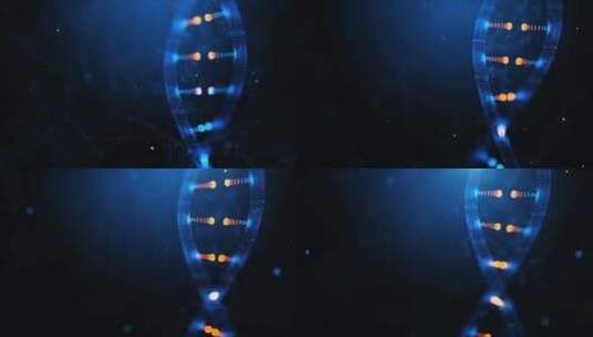 DNA细胞喝基因链人体工程学高清在线视频素材下载