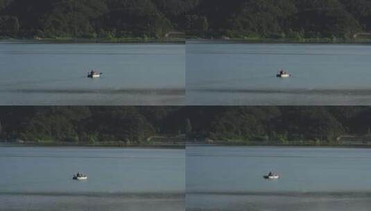 后岩村 皮划艇高清在线视频素材下载