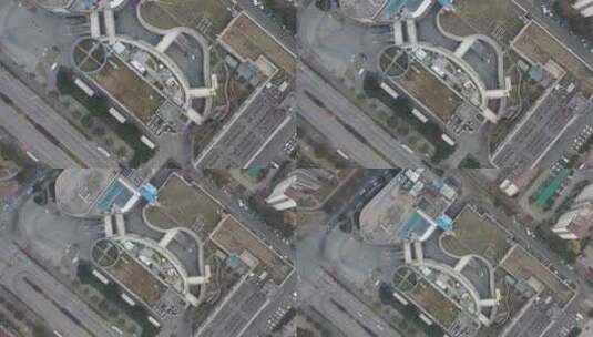 4K苏州无人机航拍邻里中心商城广场高清在线视频素材下载