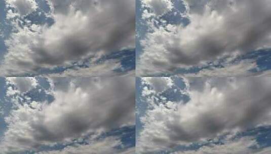 延时拍摄移动的云层高清在线视频素材下载
