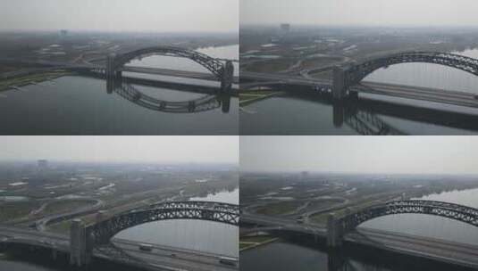 晋阳桥全景大环绕高清在线视频素材下载