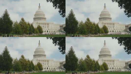 华盛顿特区的国会大厦高清在线视频素材下载