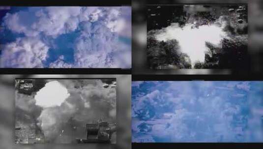 战争空袭的纪录片高清在线视频素材下载