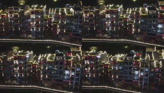 贵州镇远古镇夜景高清在线视频素材下载