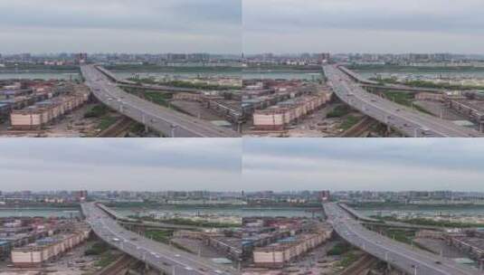 湖南衡阳湘江大桥日转夜延时摄影4k合集高清在线视频素材下载