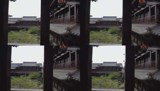 杭州拱墅区香积寺建筑视频高清在线视频素材下载