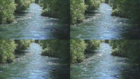 河流溪流小江河水高清在线视频素材下载