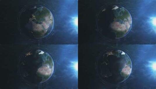 地球在宇宙中高清在线视频素材下载
