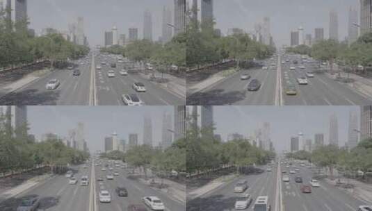 城市车流 城市交通出行高清在线视频素材下载