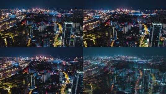 重庆全景夜景延时2高清在线视频素材下载
