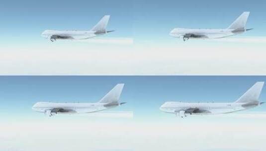 飞机飞行动画带通道特效元素素材视频2高清在线视频素材下载