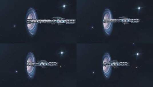 星际穿越战舰高清在线视频素材下载