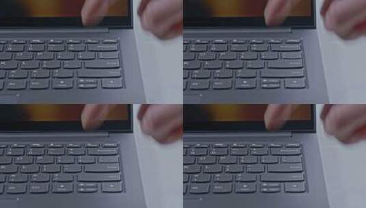 手指点击鼠标 触摸板 键盘高清在线视频素材下载