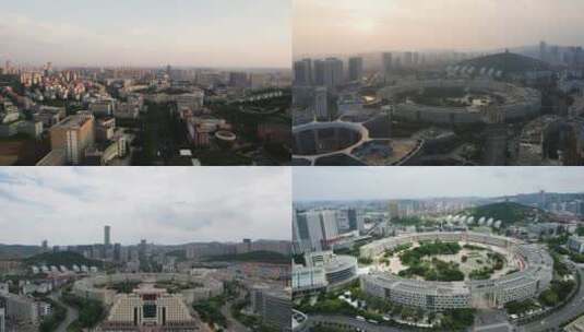 济南市高新区齐鲁软件园4K高清在线视频素材下载