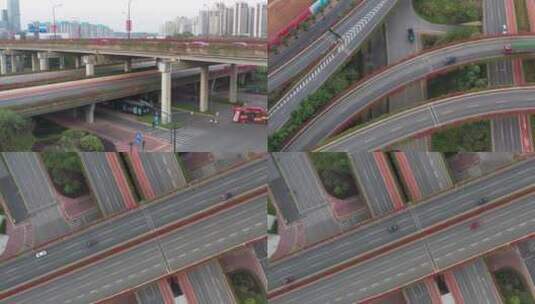 立交桥 立交桥 交通 城市交通高清在线视频素材下载