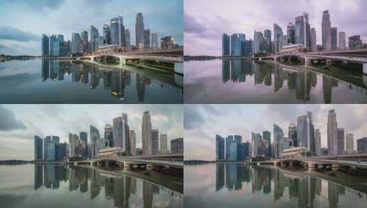 新加坡城市延时高清在线视频素材下载