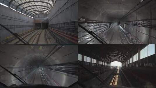 隧道地铁跑车高清视频素材高清在线视频素材下载