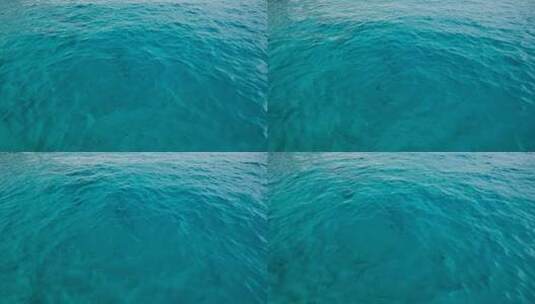蓝色海水海面 湖面 波浪波纹 碧波荡漾高清在线视频素材下载
