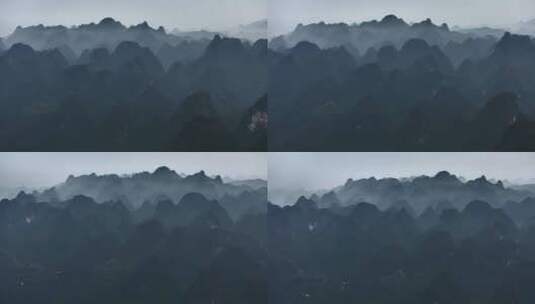 桂林的美景桂林山水甲天下广西高清在线视频素材下载