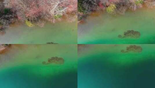 令人惊叹的清澈湖泊的水高清在线视频素材下载