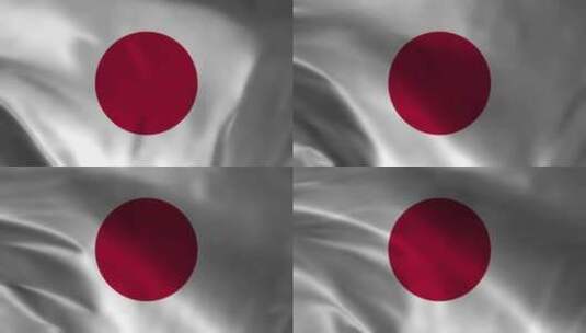 日本国旗3D视频高清在线视频素材下载