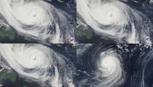 4K-地球表面的飓风眼高清在线视频素材下载
