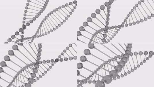 DNA分子，双螺旋链高清在线视频素材下载