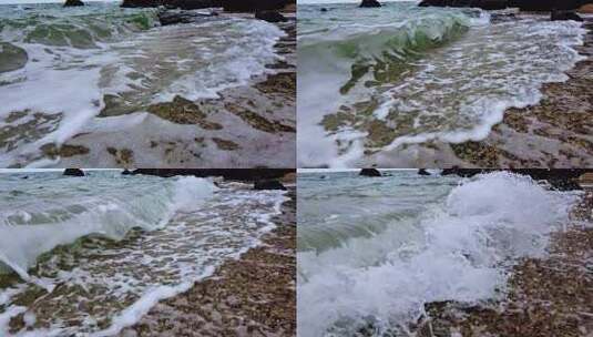 自然风光大海海水海浪视频高清在线视频素材下载