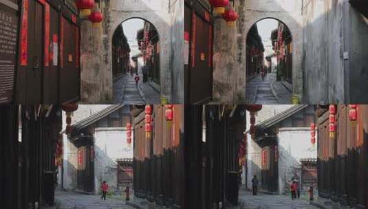 湖南黔阳古城古街小巷07【套组】高清在线视频素材下载