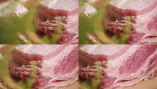 牛腩肉牛肉高清在线视频素材下载