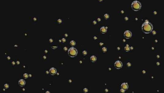 水果荔枝气泡粒子视频素材带通道高清在线视频素材下载