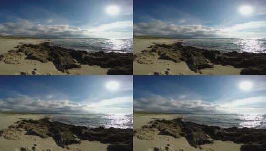 海滩景观高清在线视频素材下载