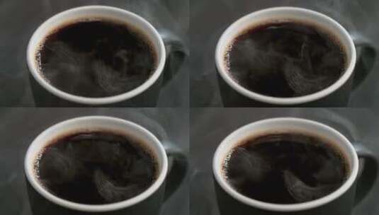 咖啡特写镜头高清在线视频素材下载